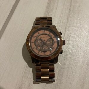 Michael Kors watch - chocolate